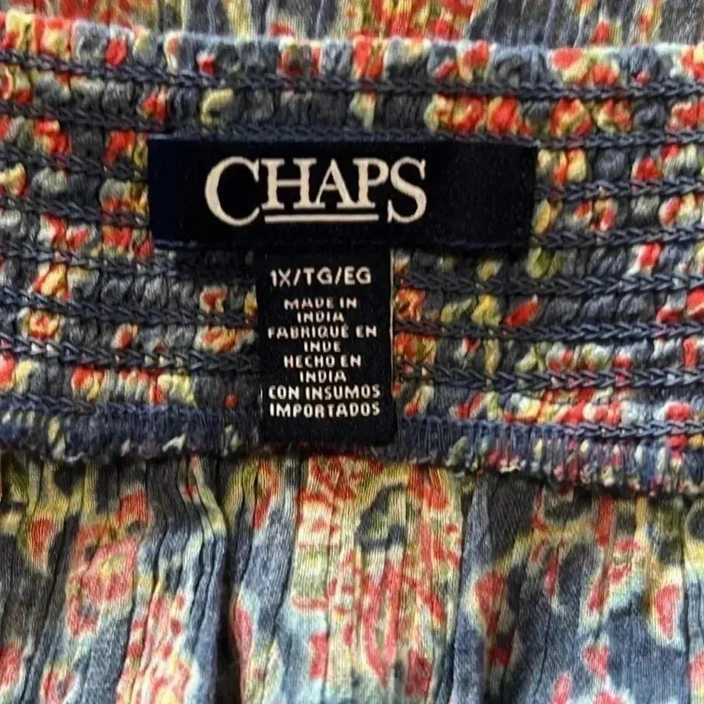 NWT Chaps Dusty Lane Women’s Blouse H14 - Picture 3 of 6